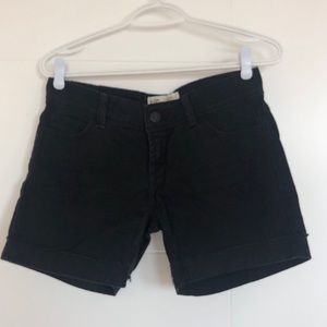 Urban Behaviour Distressed Black Denim Shorts